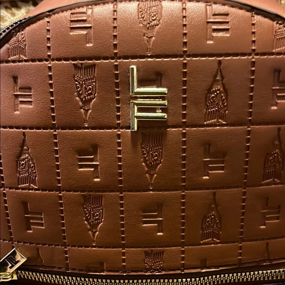 London Fog Tan Backpack with Sleek Design - Picture 6 of 6